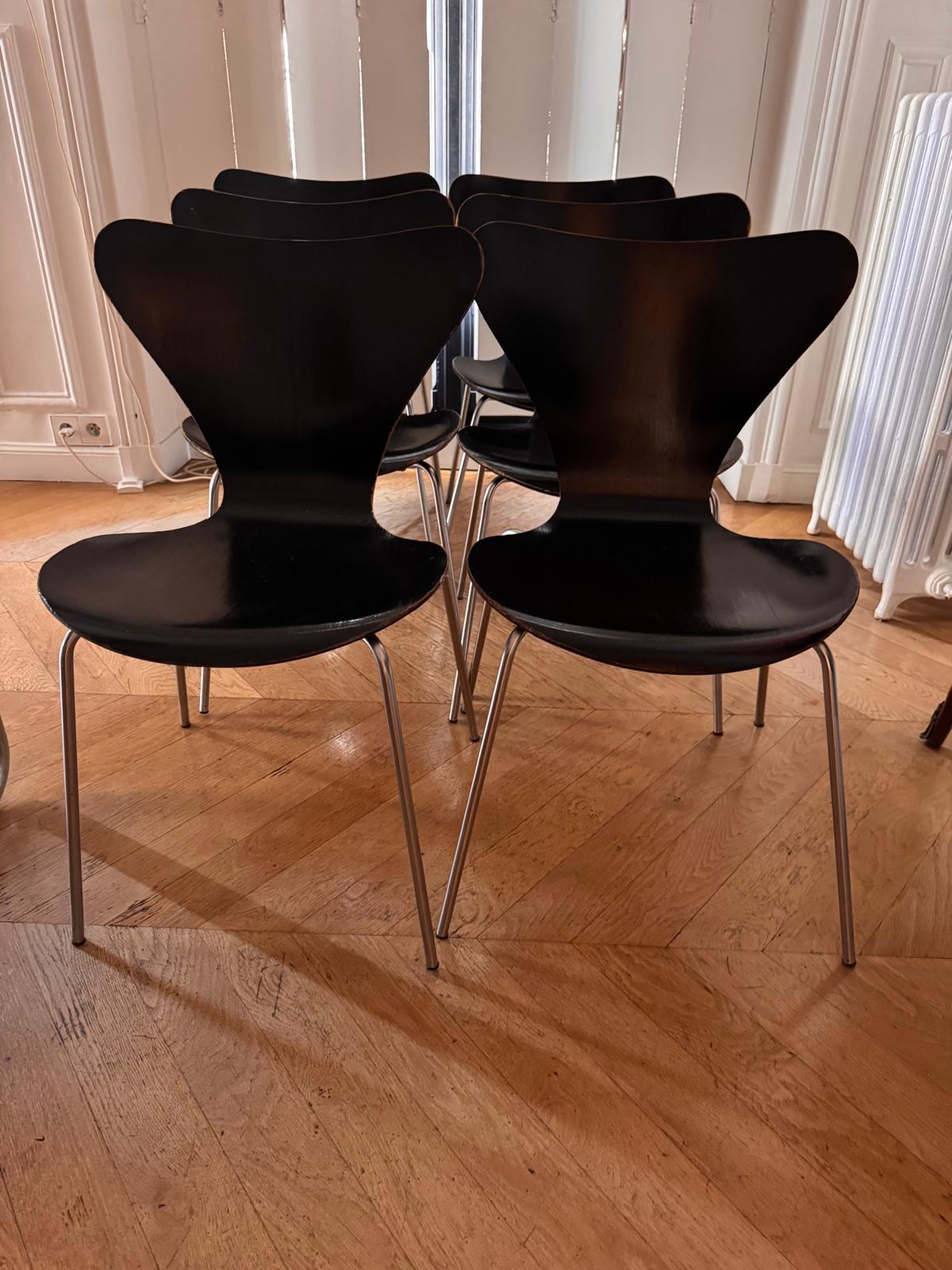 6 Ant Chair, Danish designer Fritz Hansen, 1968