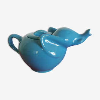 Blue elephant teapot