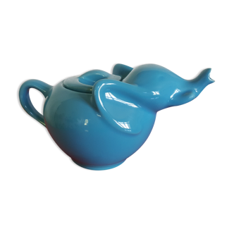 Blue elephant teapot