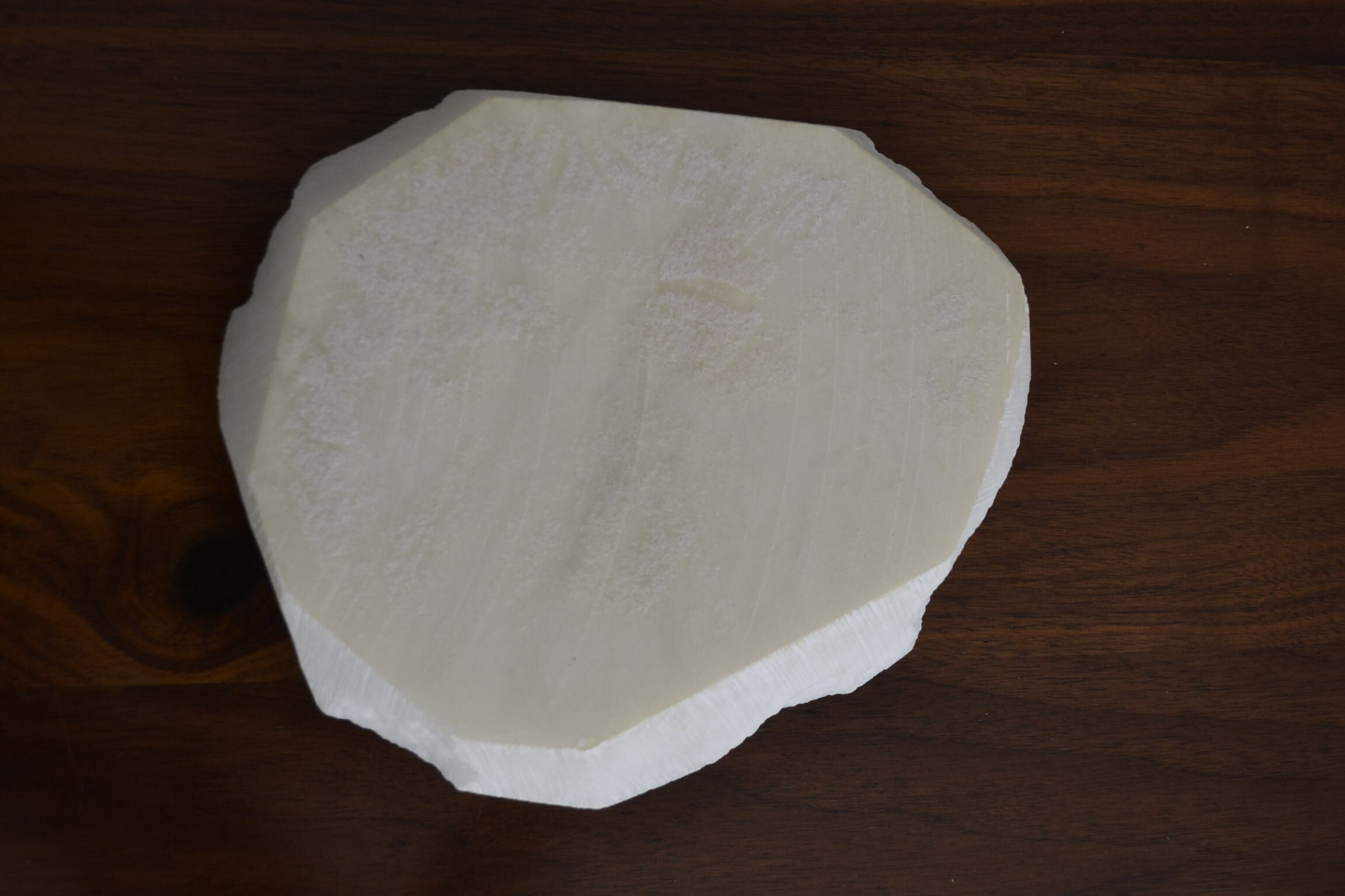 Cendrier marbre blanc