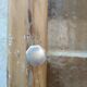 Antique wooden bathroom cabinet patinated