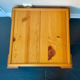 Table basse vintage pin massif