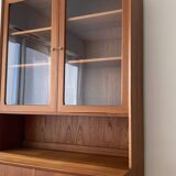 Scandinavian teak display cabinet from the 60s by Erik Brouer