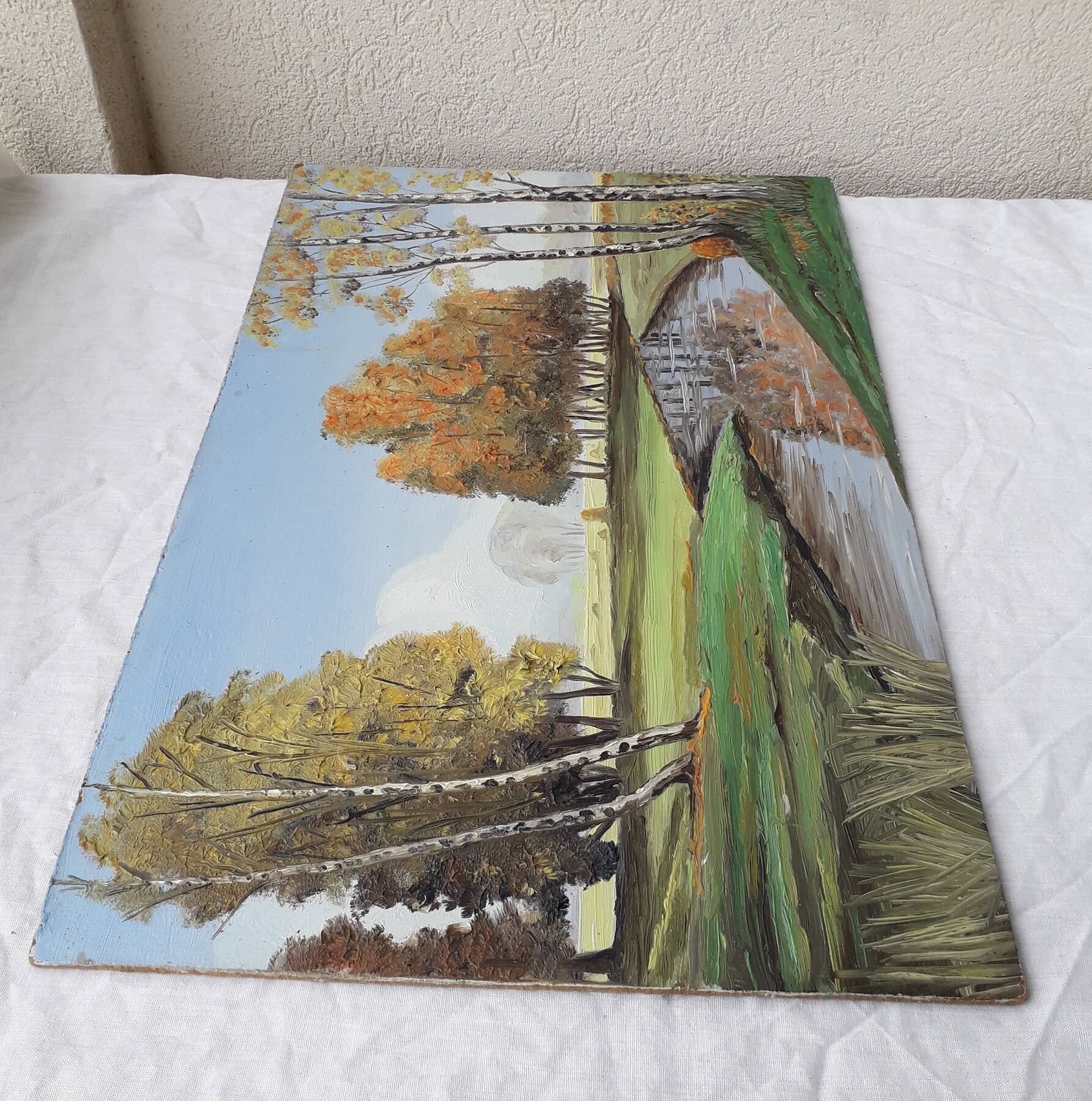 Landscape oil painting