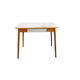 Vintage wooden dining table with formica top