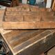 Beautiful cabinetmaker's trunk in wood and metal from the 1900s. With 3 storage compartments