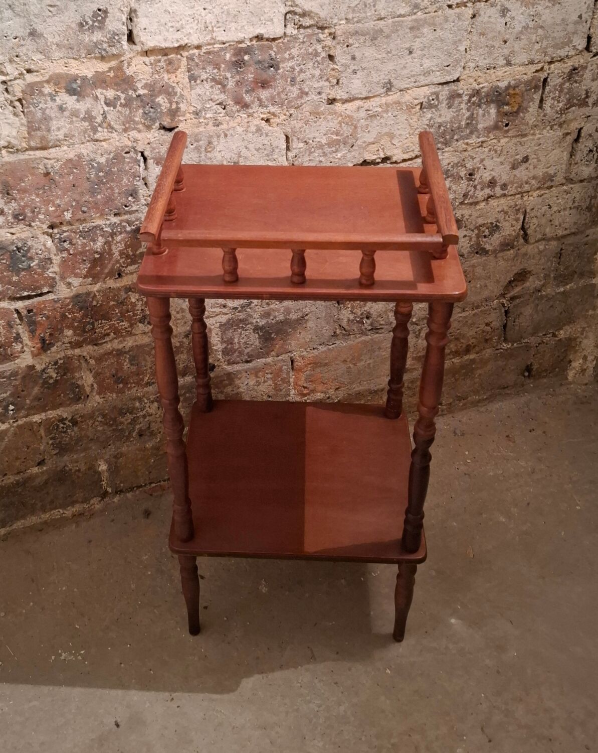 Small vintage wooden console