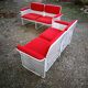 Paire de banquettes vintage design Talin