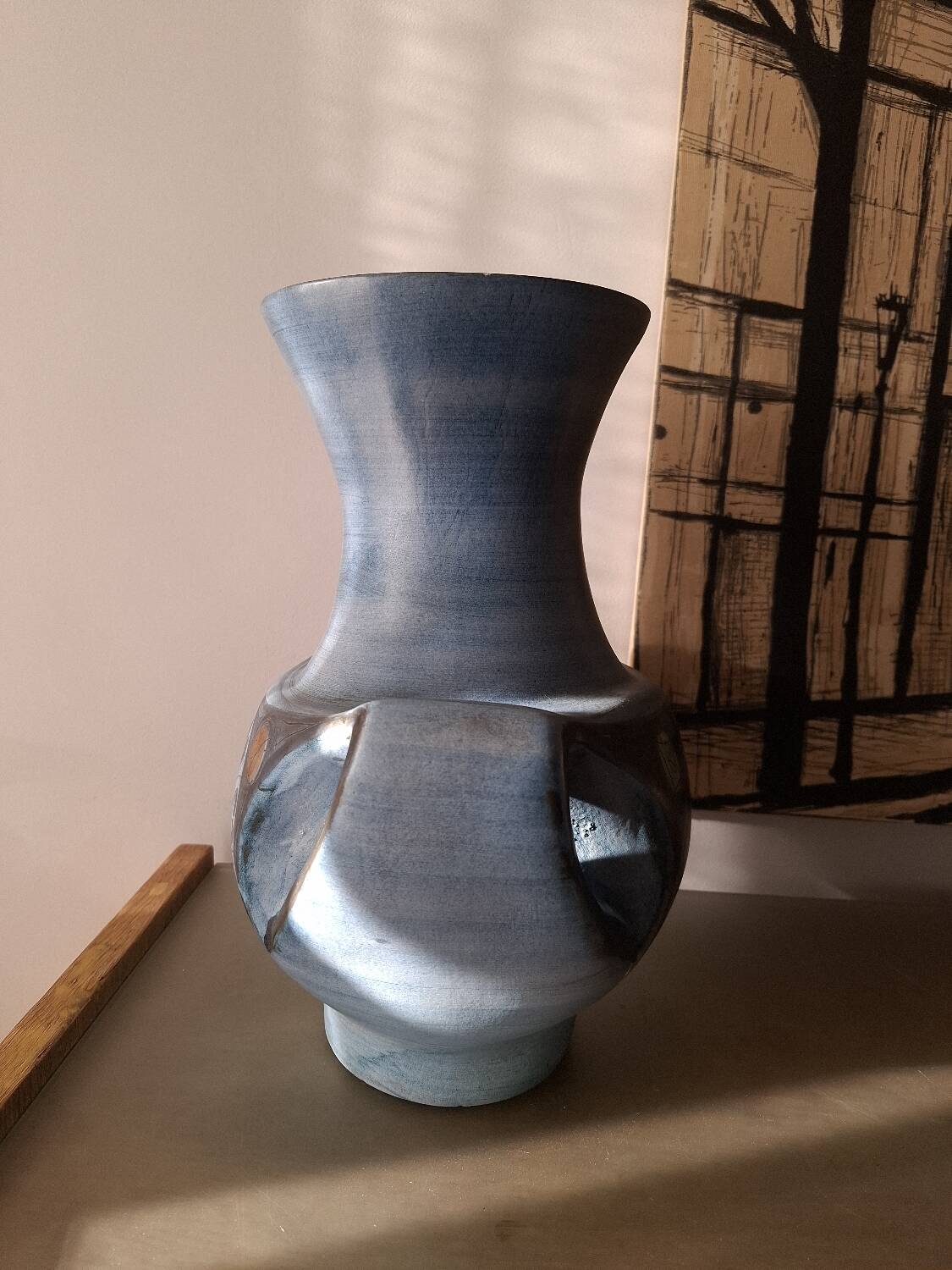 Ceramic vase by Jean de Lespinasse