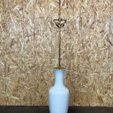 60s 70s floor lamp porcelain KPM brass space age