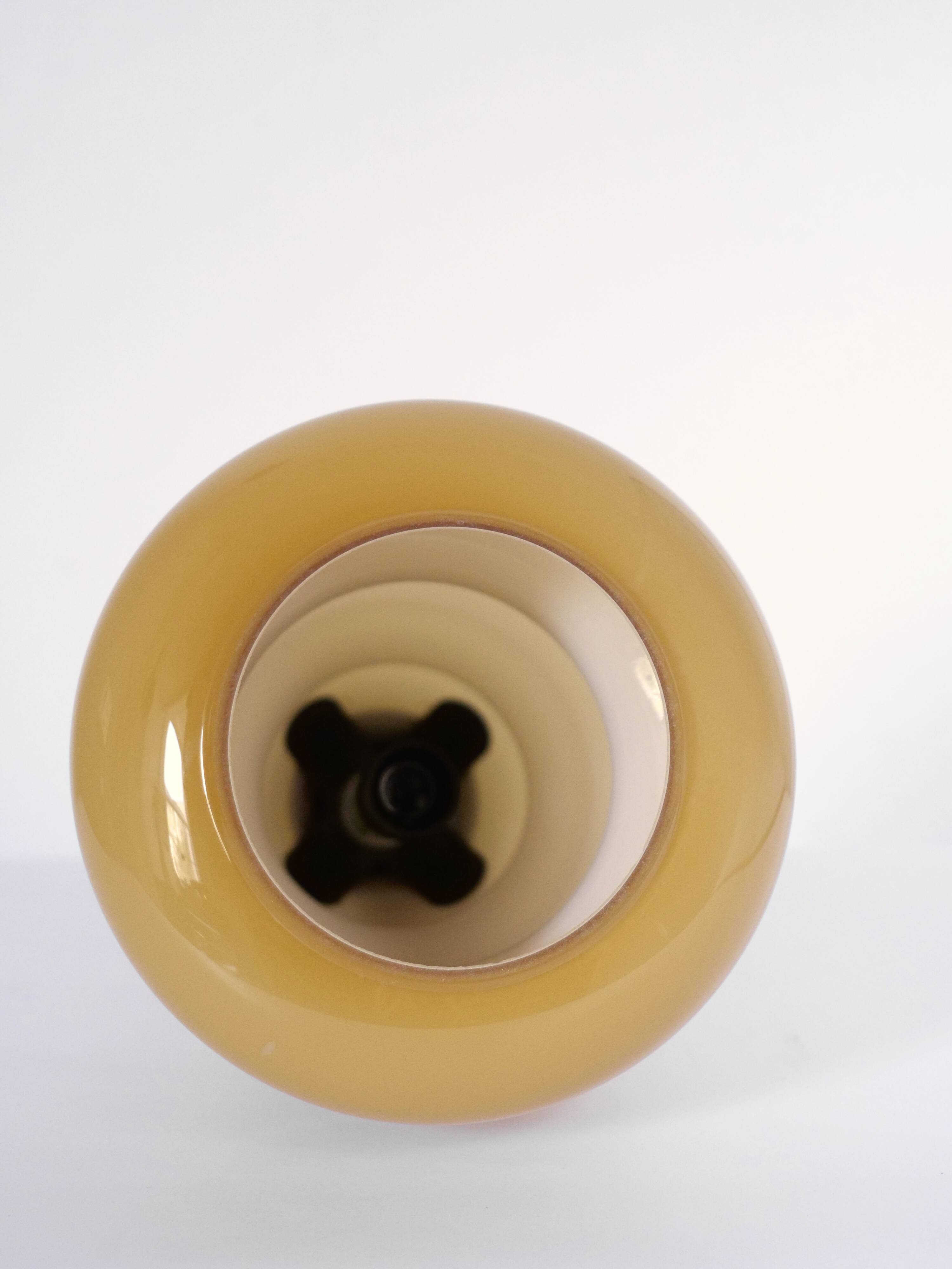 suspension opaline space age design 70s