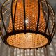 Bamboo rattan suspension from the 1960s.