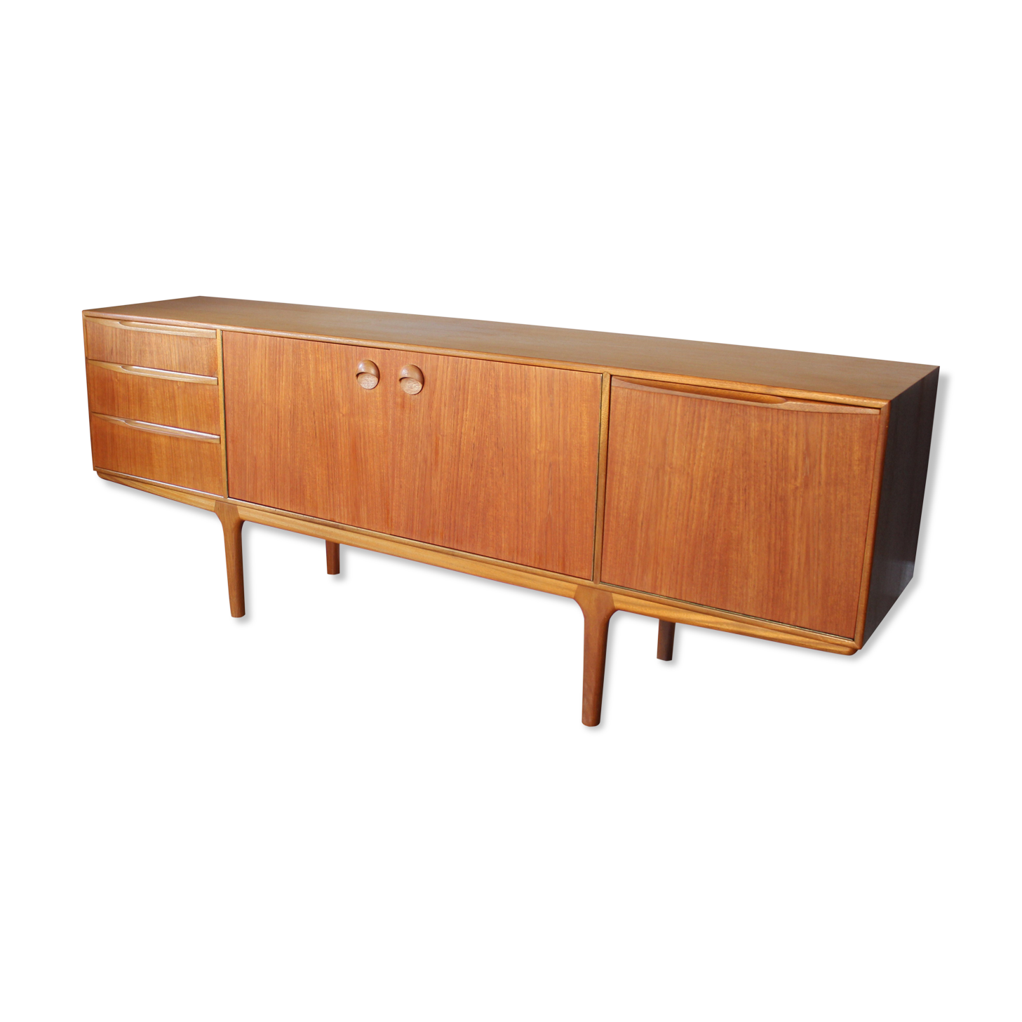 Scandinavian-style teak vintage sideboard by Tom Robertson for McIntosh