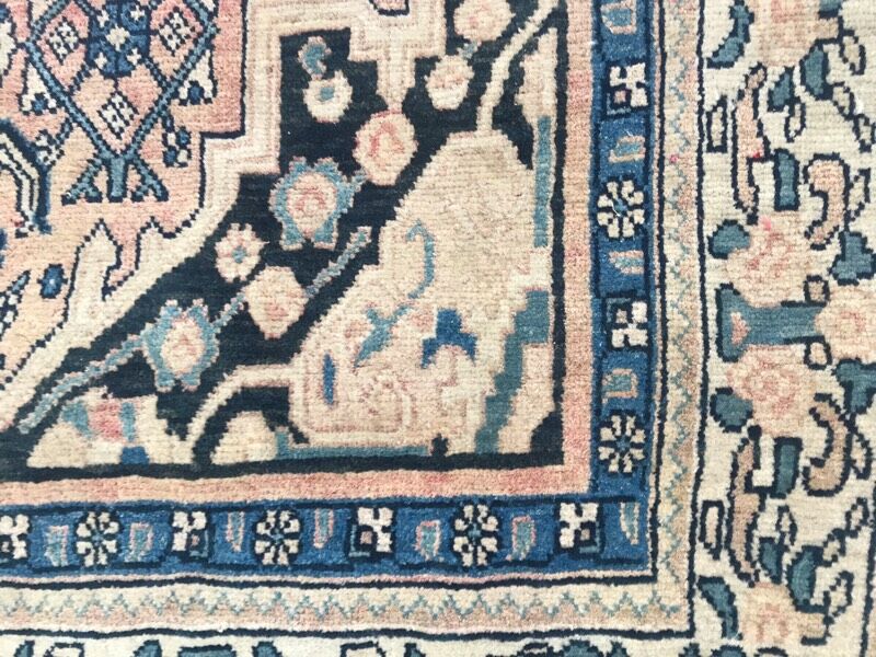 Handmade Tabriz ancient Persian rug - 108x160 cm