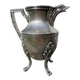 English silver-plated milk jug or vase