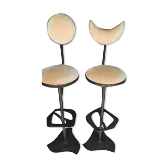 Bar stools - high height - unique pieces