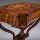 Table de couture Biedermeier en acajou, 1850