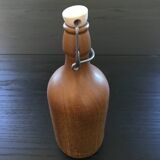 Bouteille en grès beige