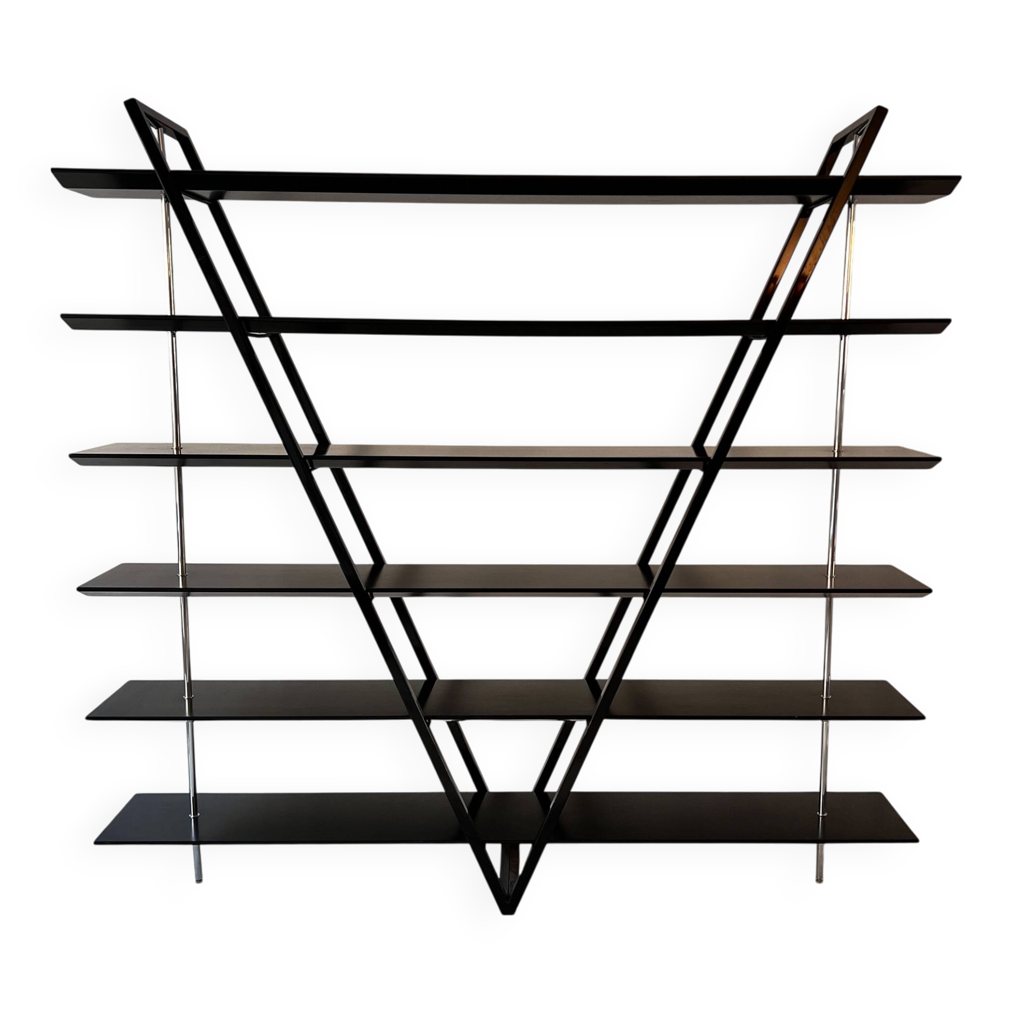 Large Italian Postmodern Free Standing Wall Unit, 1980s