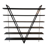 Large Italian Postmodern Free Standing Wall Unit, 1980s