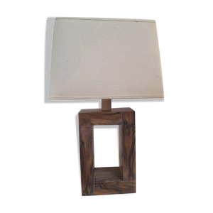 lampe en noyer modèle - unique