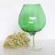 Vase en verre Empoli, vintage