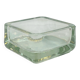 Cendrier moderniste en pavé de verre style Lumax