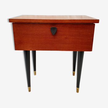 Two-tone 50s bedside table