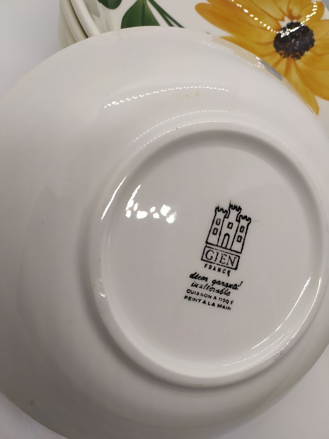 Vintage Gien soup plates