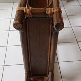 Vintage rattan shelf
