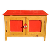 Old painted wooden sideboard