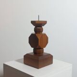 Vintage geometric candlestick from the 1950s.