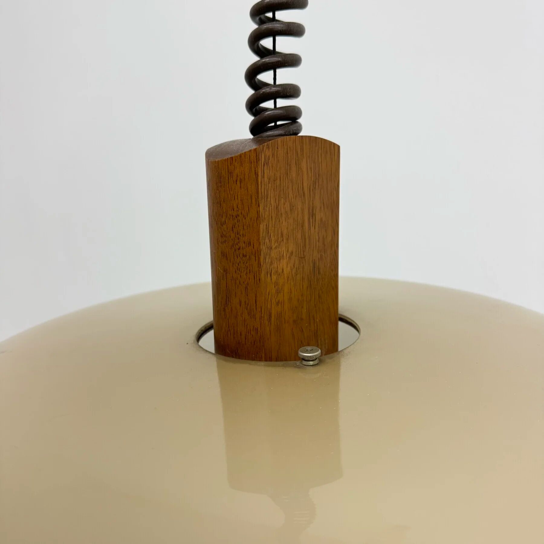 Mid-century space age pendant lamp Temde Leuchten, 1970s Germany