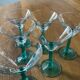 Set of 6 vintage cocktail glasses