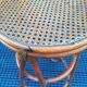 Saddle in rattan and caning