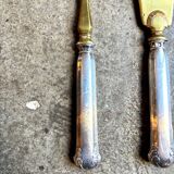 Couverts de service en argent et vermeil