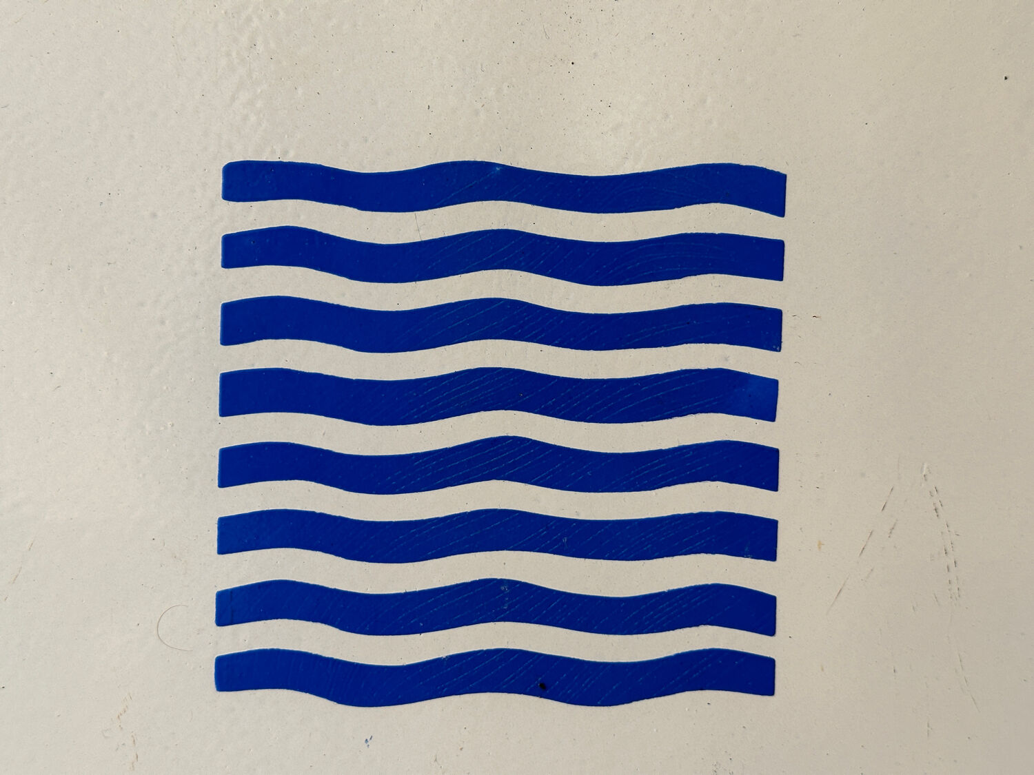 Waves vintage europe industrial enamel sign decoration