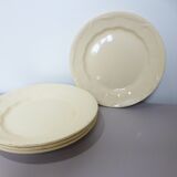 Set of 4 vintage flat plates from Moulin des Loups and St Amand 210369