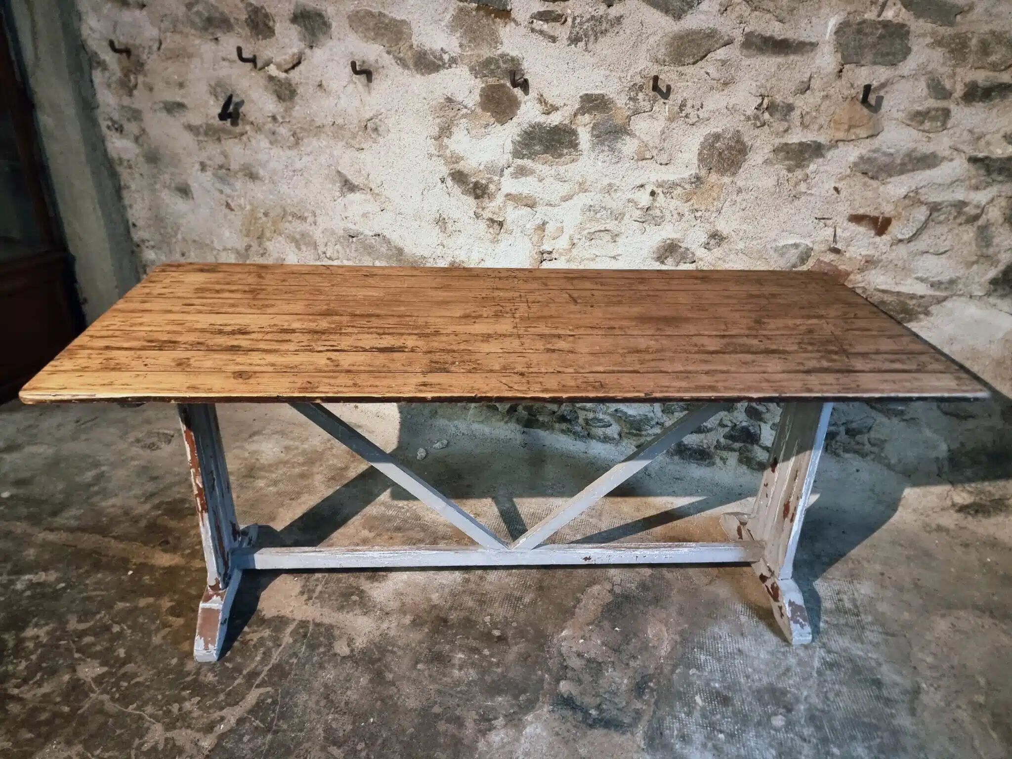Table bistrot / de travail française ancienne, vers 1920