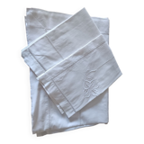 Old white sheet set
