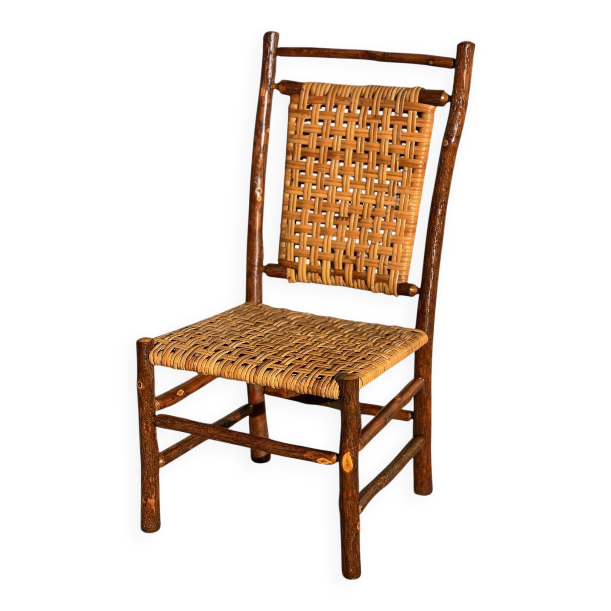 Old Hickory chairs, made of hickory in the United States, 1960.