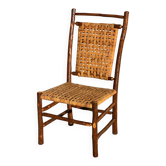 Chaise Old Hickory, en hickory Etats-Unis 1960