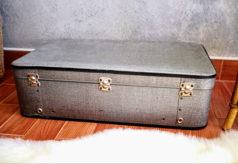 Grey suitcase