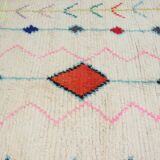Handmade wool Berber rug 299 x 187cm