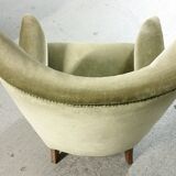 1/3 fauteuils Danois année 50 à Oreilles