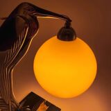 Chrome marabout lamp Art Deco