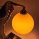 Chrome marabout lamp Art Deco