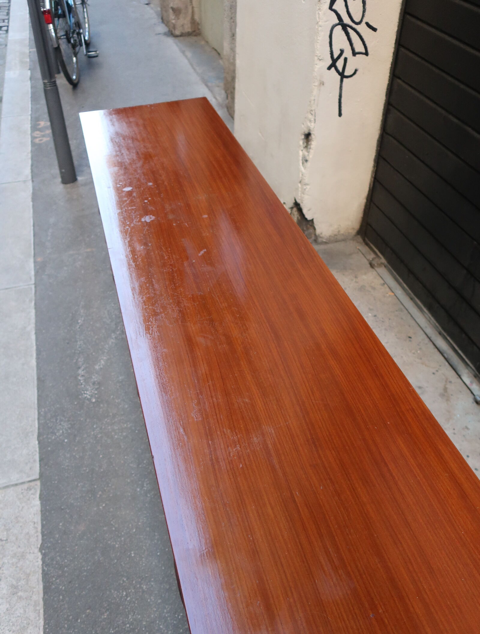 Rosewood and afromosia sideboard