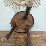 Brutalist Stool Free Form 60/70 Vintage