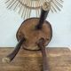 Brutalist Stool Free Form 60/70 Vintage